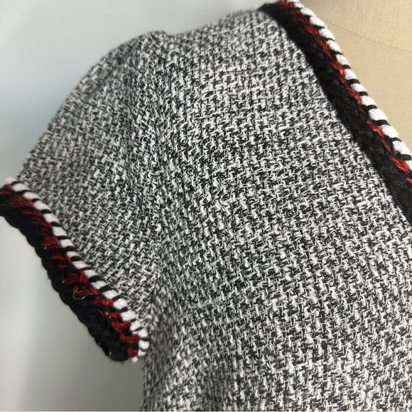 Zara Tweed Shirt Dress Size Medium - Picture 6 of 15